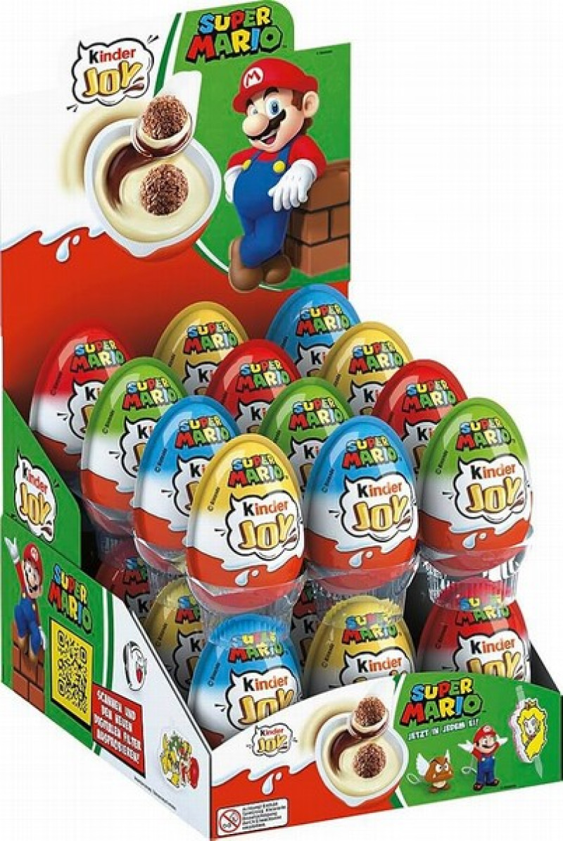 Šokolādes ola Kinder Joy 25g SUPER MARIO (29.10.2026)