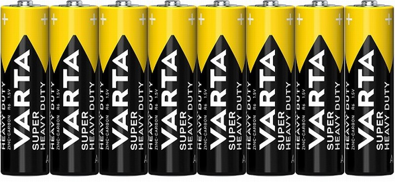 Baterijas Varta AA R6 8gb  Super Heavy Duty (cena par 1gb) 1/48