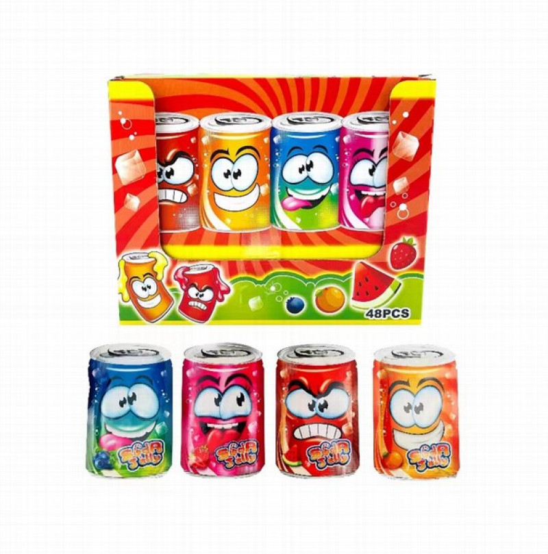 Želejkonfektes Soda Jelly candy 28g*48gb (16.10.2026)  CN