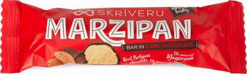Šokolādes batoniņš Marcipāns Skrīveru tumšajā šokolādē 40g (01.03.26) Latvija1/18