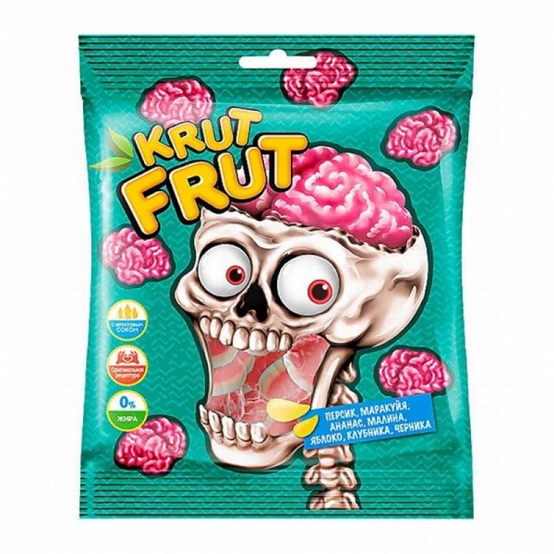 Želejkonfektes Krut frut Smadzenes 70g (28.03.26) Krievija