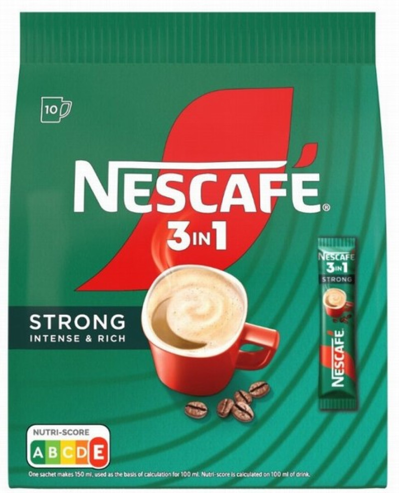 Kafijas dzēriens Nescafe Strong 3 in1 10*16g (02.27) Ungārija