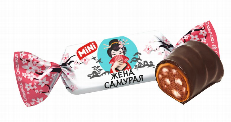 Šokolādes konfektes Samuraja Mini 1kg Sladunica (25.06.26) Krievija