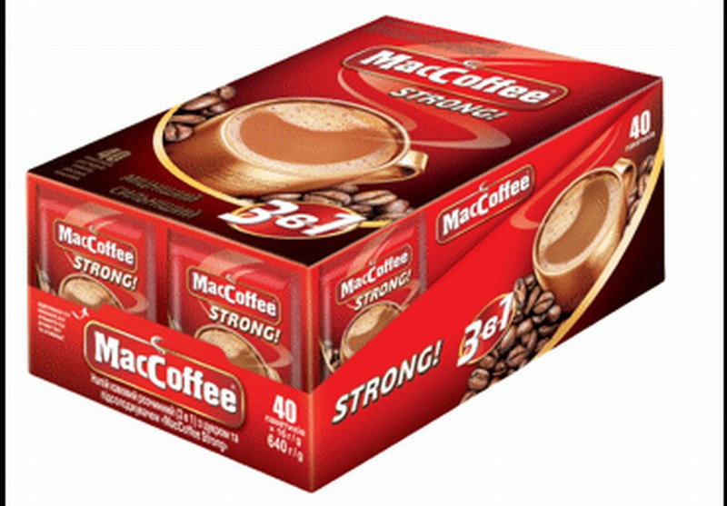 Kafijas dzēriens MacCoffee Strong 3in1 16g*40gb (02.27) UA