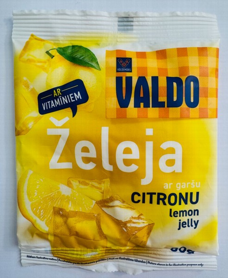 Želeja Valdo ar citronu garšu 80g (02.06.2026) Lietuva