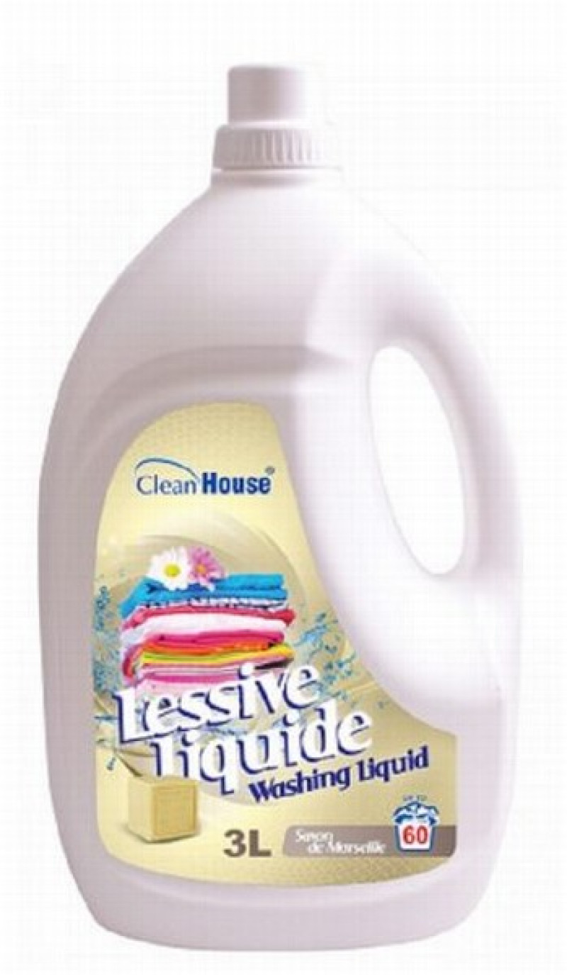 Veļas mazgāšanas līdzeklis Clean House Savon de Marseille color 3L (30.09.2027)