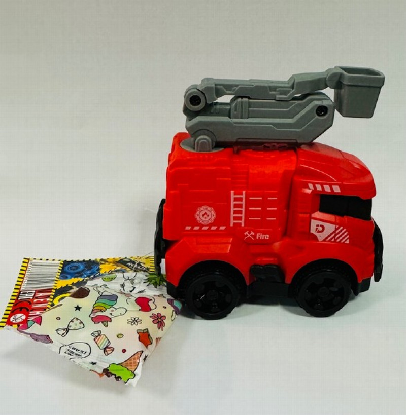 Rotaļlieta ugunsdzēseju auto Fire truck ar dražejām1/12  (01.04.2027) Ķīna
