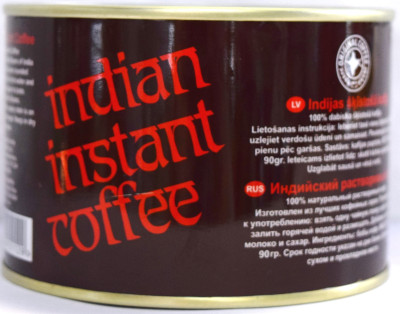 Kafija šķīstošā Indian AVS 90g (07.12.2026)Indija
