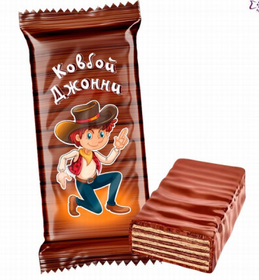 Šokolādes konfektes Kovboj Džonni 3kg () Krievija
