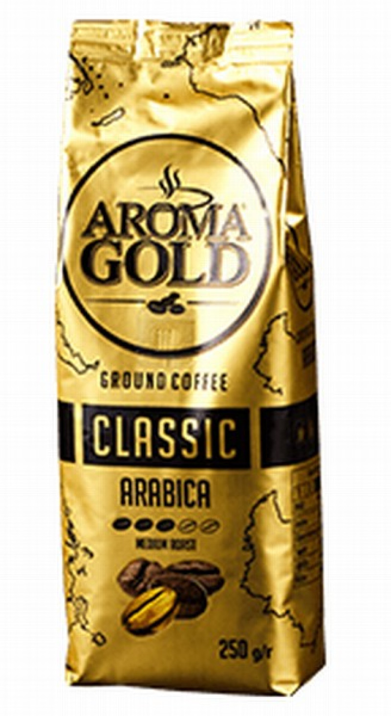 Kafija maltā Aroma Gold Classic 250g (27.08.26)