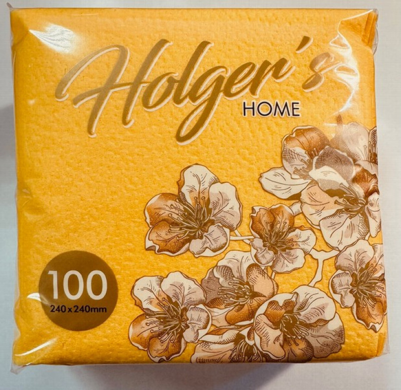 Salvetes Holger's dzeltenas 24x24 100gb
