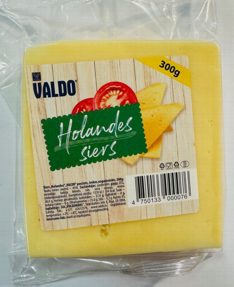 Siers Valdo Holandes 45% 300g 1/6 (09.06.26) Igaunija