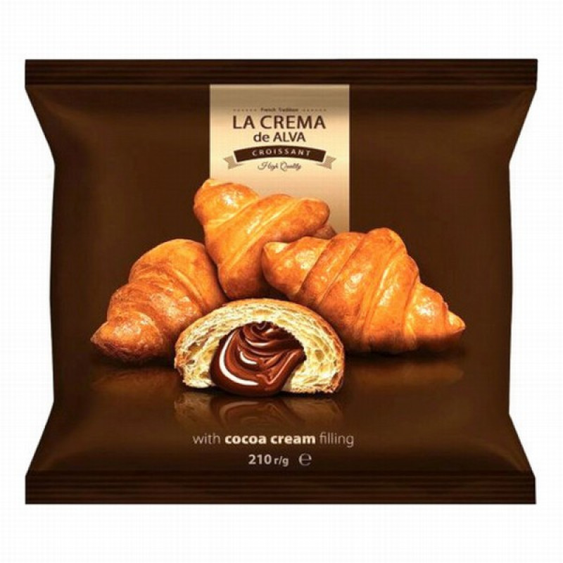 Kruasāni La Crema ar kakao krēma pildījumu 210g 1/10(22.05.26) Ukraina