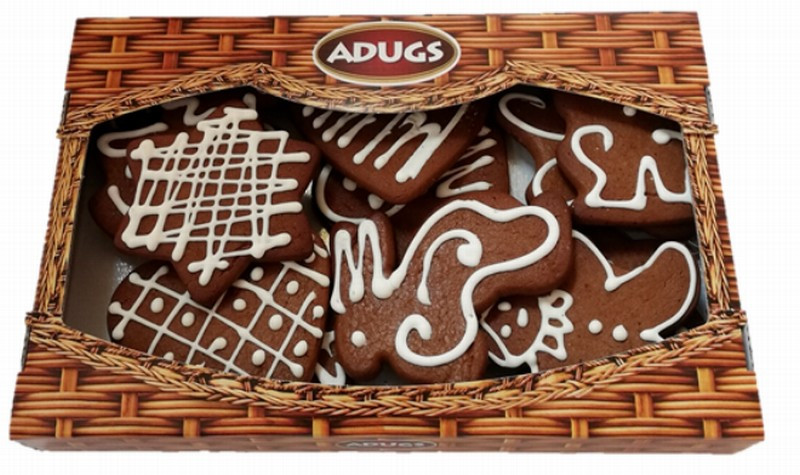 Piparkūkas Adugs Christmas 450g (Ziemassvētki) (25.06.26) Latvija 1/14