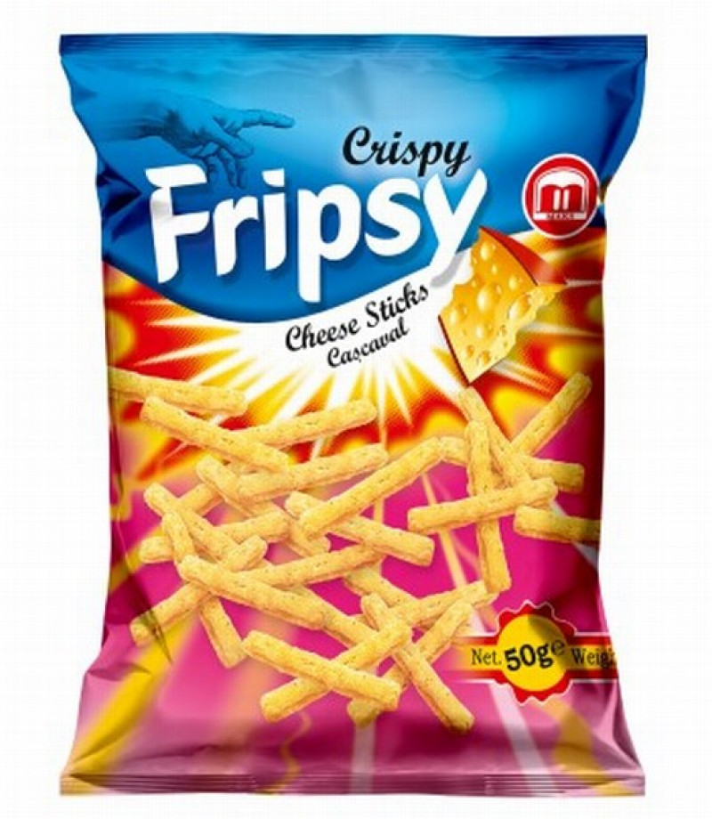 Čipsi FRIPSY Siera nūjiņas 50g 1/25 (19.02.2026) Ziemeļmaķedonija