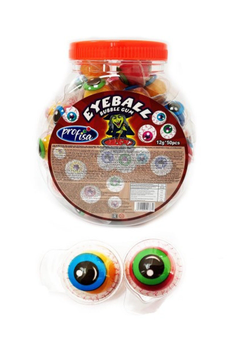 Košļājamā gumija Eyeball 12g*50gb (21.11.2026) Ķīna