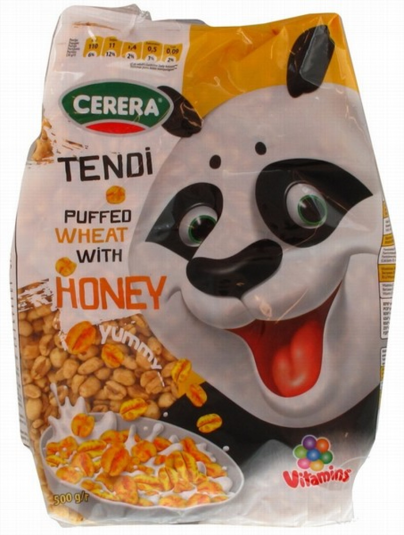 Sausās brokastis Tendi kviešu graudi ar medu 500g (14.03.26) Lietuva