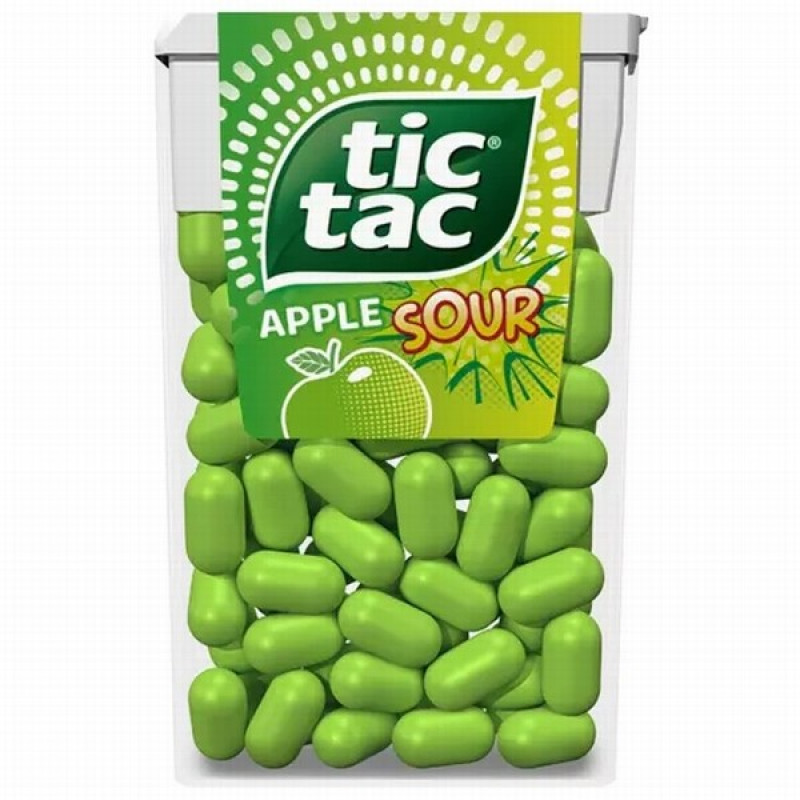 Dražejas Tic Tac Sour Apple 18g (01.11.2025) 1/24