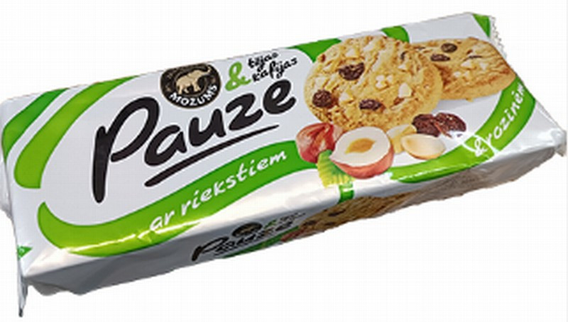 Cepumi Pauze ar riekstiem un rozīnēm 120g (17.07.26) Polija