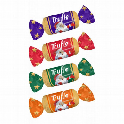 Šokolādes konfektes Trufle Christmas 1kg (Ziemassvētki)(02.04.2026) Polija