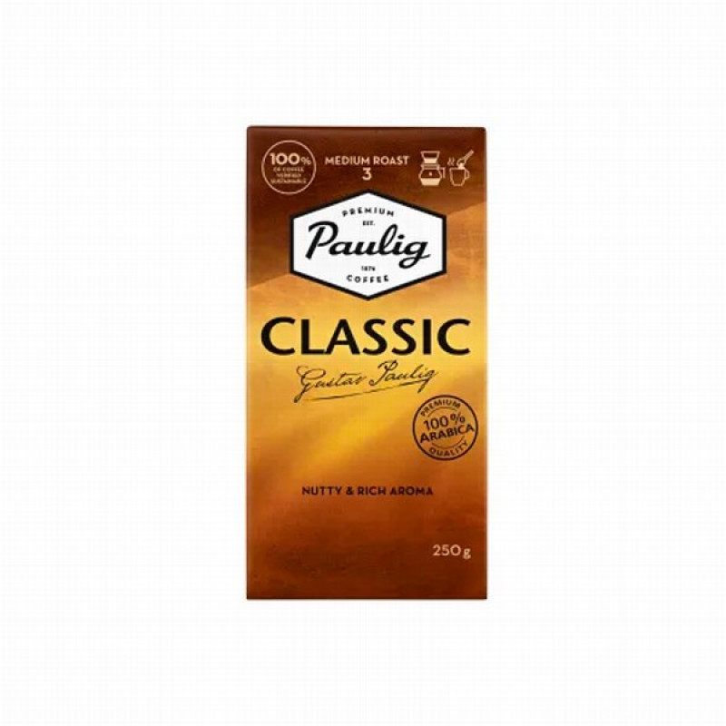 Kafija maltā Paulig Classic 250g (04.10.2026) Somija