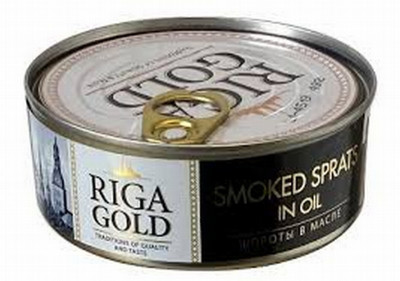 Šprotes eļļā 240g Riga Gold (24.05.27) (ar attaisāmo) Latvija