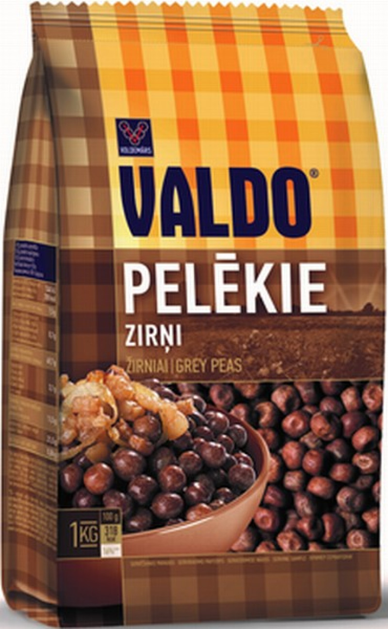 Zirņi Pelēki 1kg Valdo 1/16 (22.11.2025)
