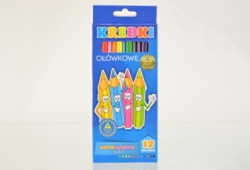 Zīmuļi krāsainie Kredki 12gb 