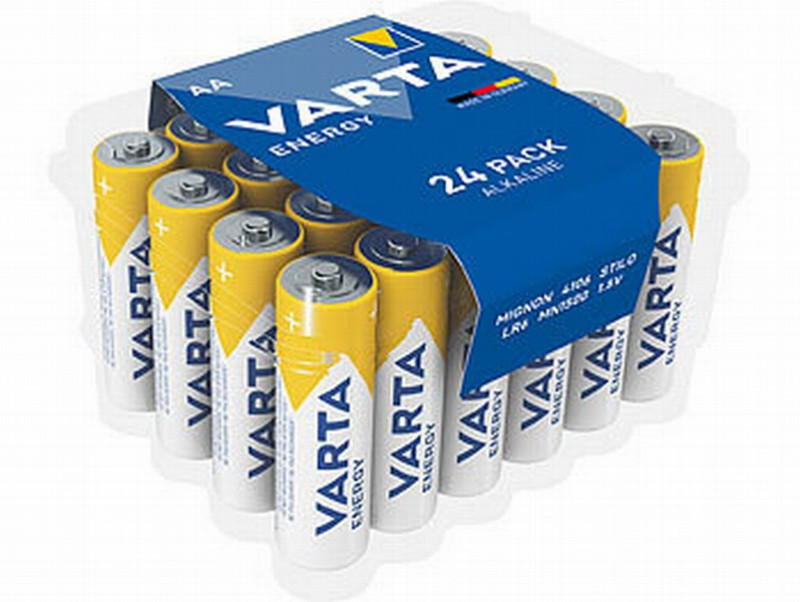 Baterijas Varta AA LR6 Energy 1*24gb (cena par 1gb)