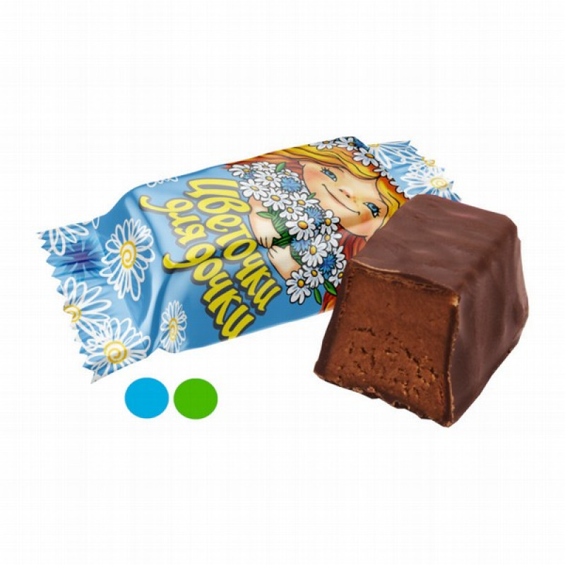 Šokolādes konfektes Cvetočki dlja dočki 1kg Sweet life 1/4 (18.09.26) Krievija