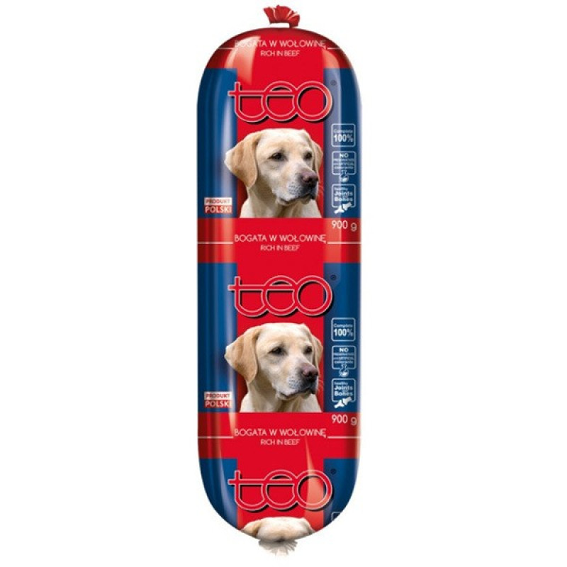 Suņu barība DESA TEO ar liellopu gaļu 900g (16.01.26)  Polija