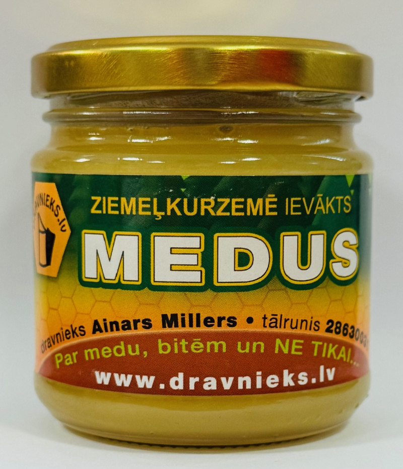 Medus Ziemeļkurzemes dažādu ziedu 250gDravnieks (2026) Latvija