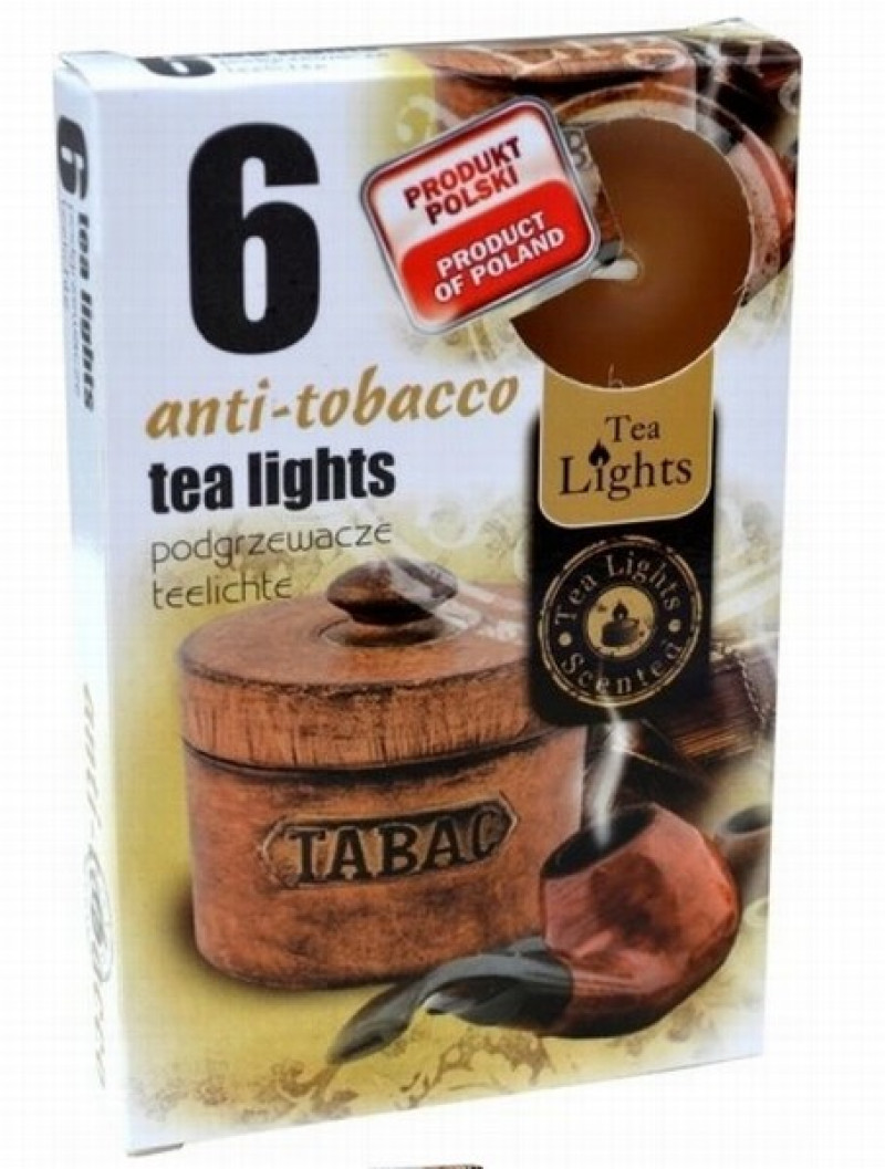 Svece Anti Tobacco aromātiska tējas 6gb Polija