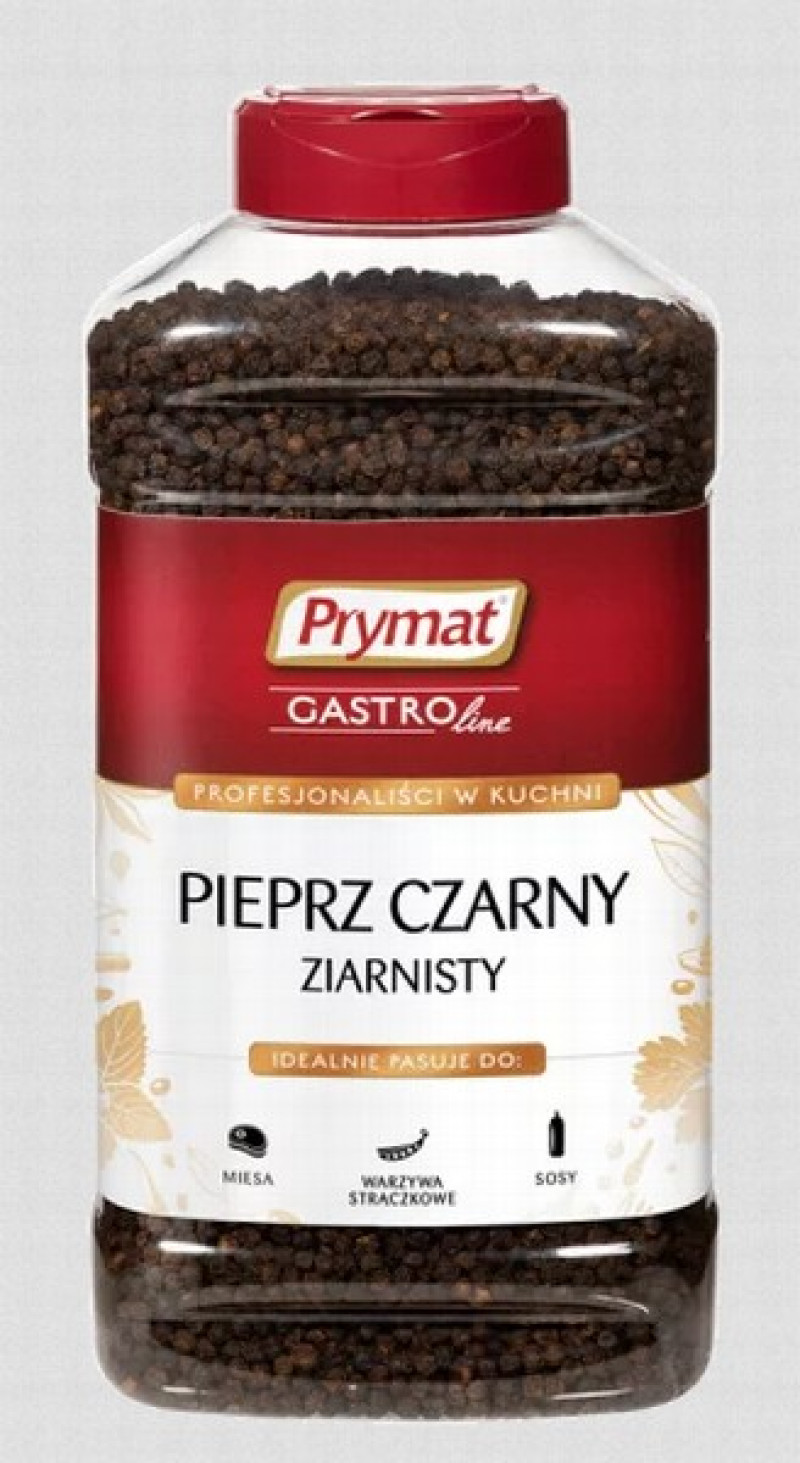 Garšviela pipari melnie graudu  800g Prymat (09.2027) Polija