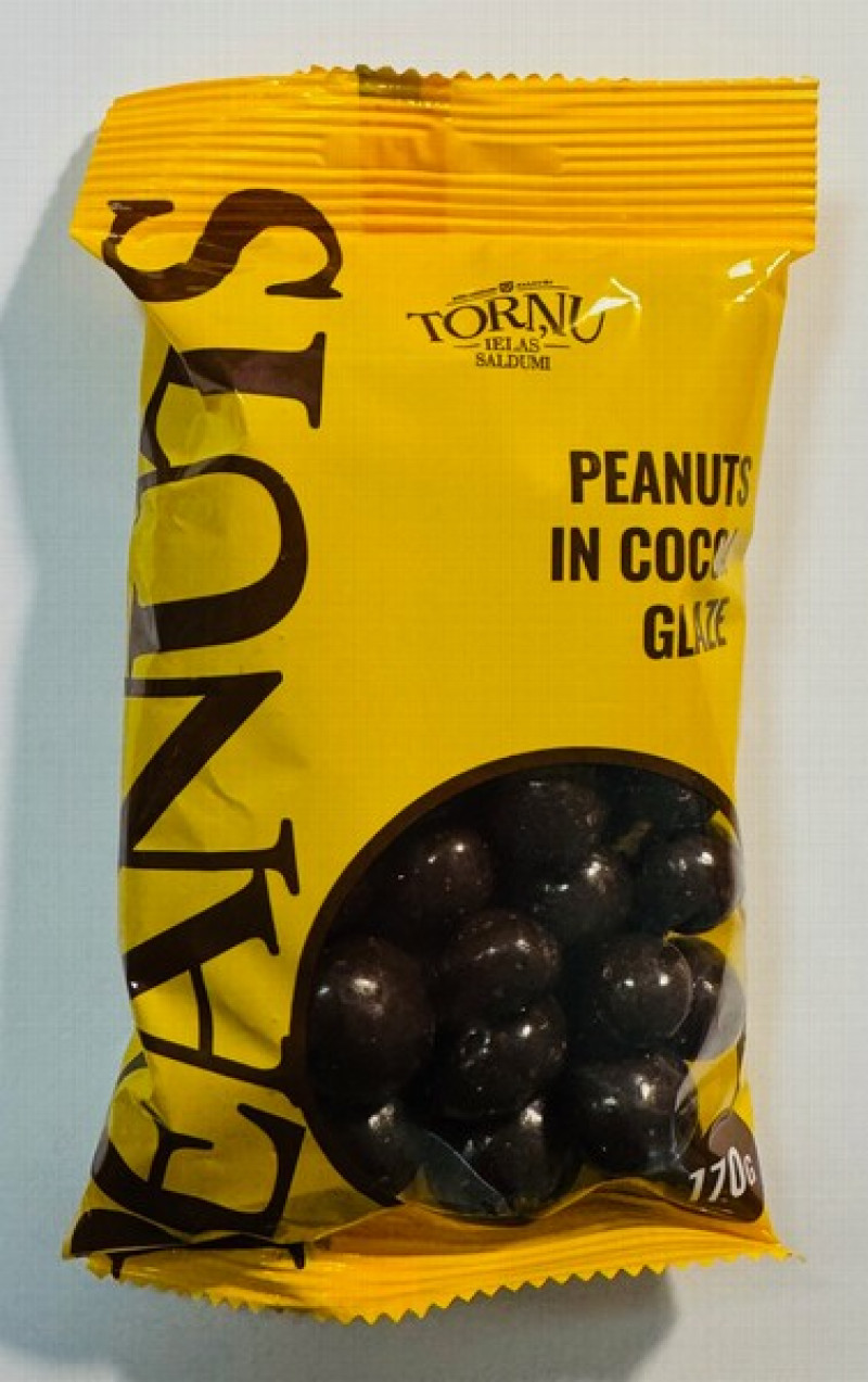 Zemesrieksti grauzdēti šokolādē 170g Torņu ielas saldumi1/15 (06.04.2026) Latvija