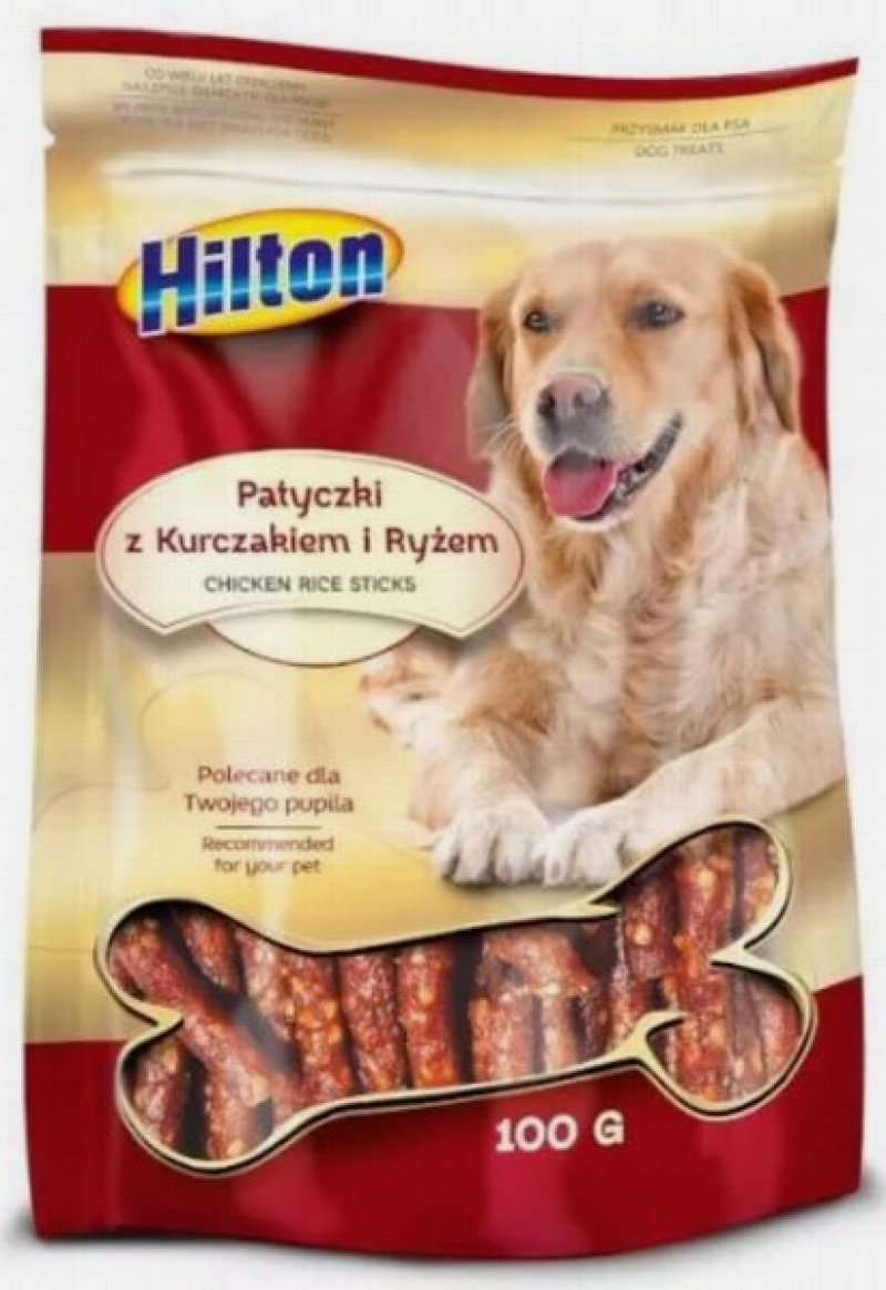 Suņu košļājamie Kociņi Hilton vista 100g (01.04.2026) Polija