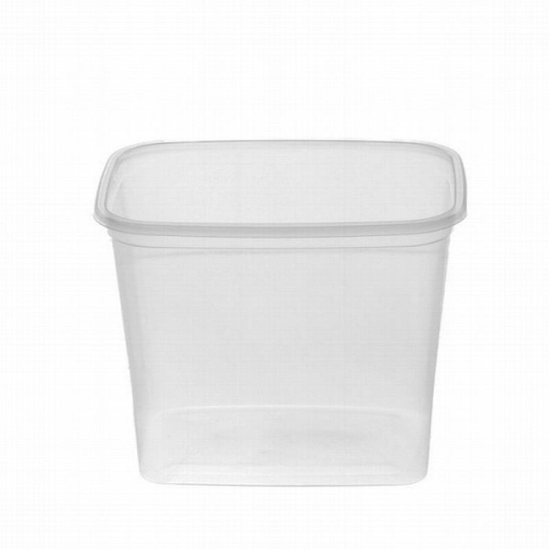 Salāttrauks plastmasas ar vāku 1000ml (1gb)1/500