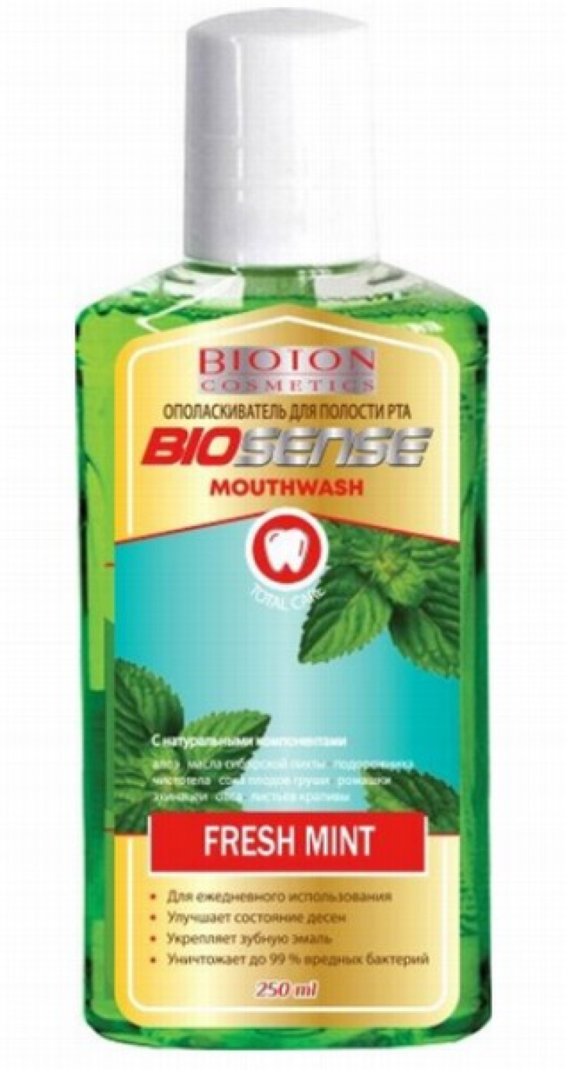 Mutes skalojamais līdzeklis Biosense Fresh Mint 250ml (01.2027)  Ukraina