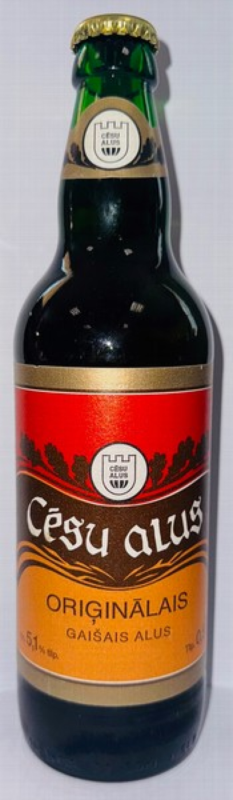 Alus Cēsu Oriģinālais 5.1% 0.5L 1/20 DEPOZĪTA maksa 0.10 eiro (09.02.26) LV