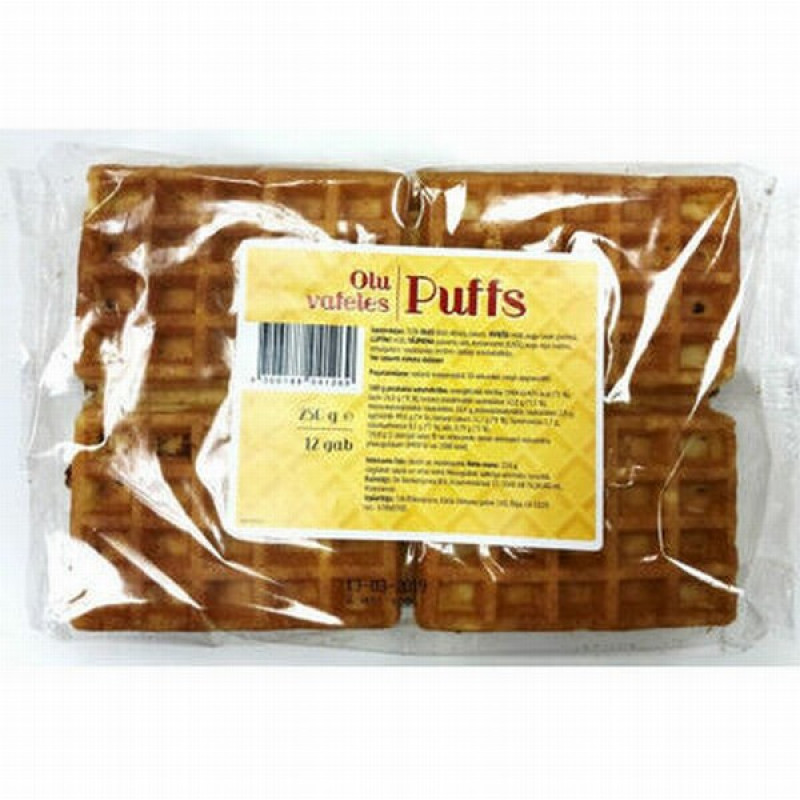 Vafeles Olu Puffs 250g 1/12 (06.07.26) Latvija