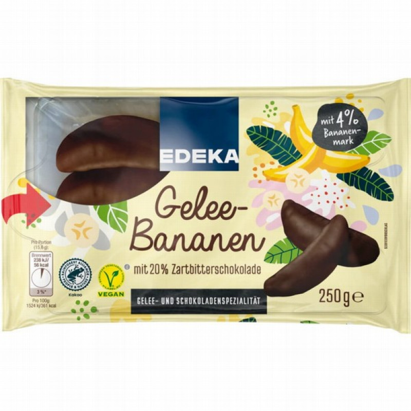 Marmelāde Banānu tumšajā šokolādē Edeka 250g (31.03.2026)