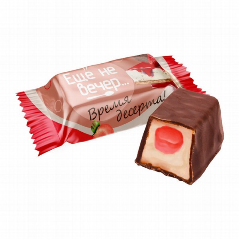 Šokolādes konfektes Escho ne večer klubn.čizkeik 1kg 1/4 (26.08.26) Krievija 