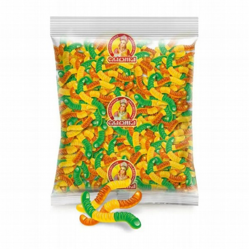 Želejkonfektes Ļevuška tārpiņi 0.5kg KDV (28.02.26 Krievija