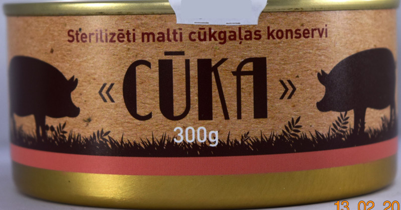 Cūkgaļas malta sterilizēta (ar attaisāmo) 300g Švēde (27.08.2026)  Latvija