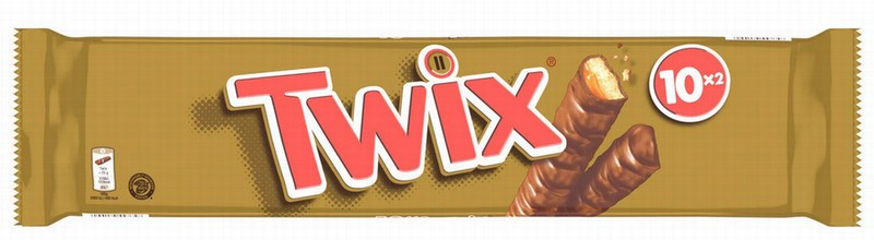 Šokolādes batoniņi Twix 50g*10gb (0.56eur/gb) (19.04.2026) Nīderlande
