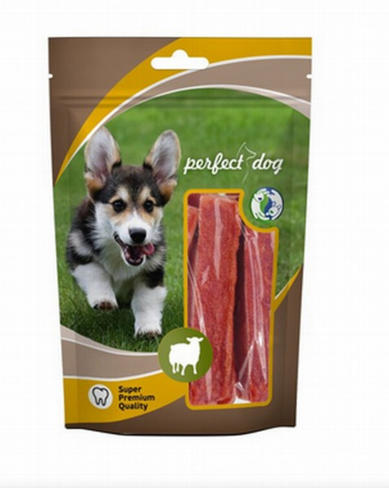 Suņu kārums Perfect Dog ar jēra gaļu 70g (30.09.26) 