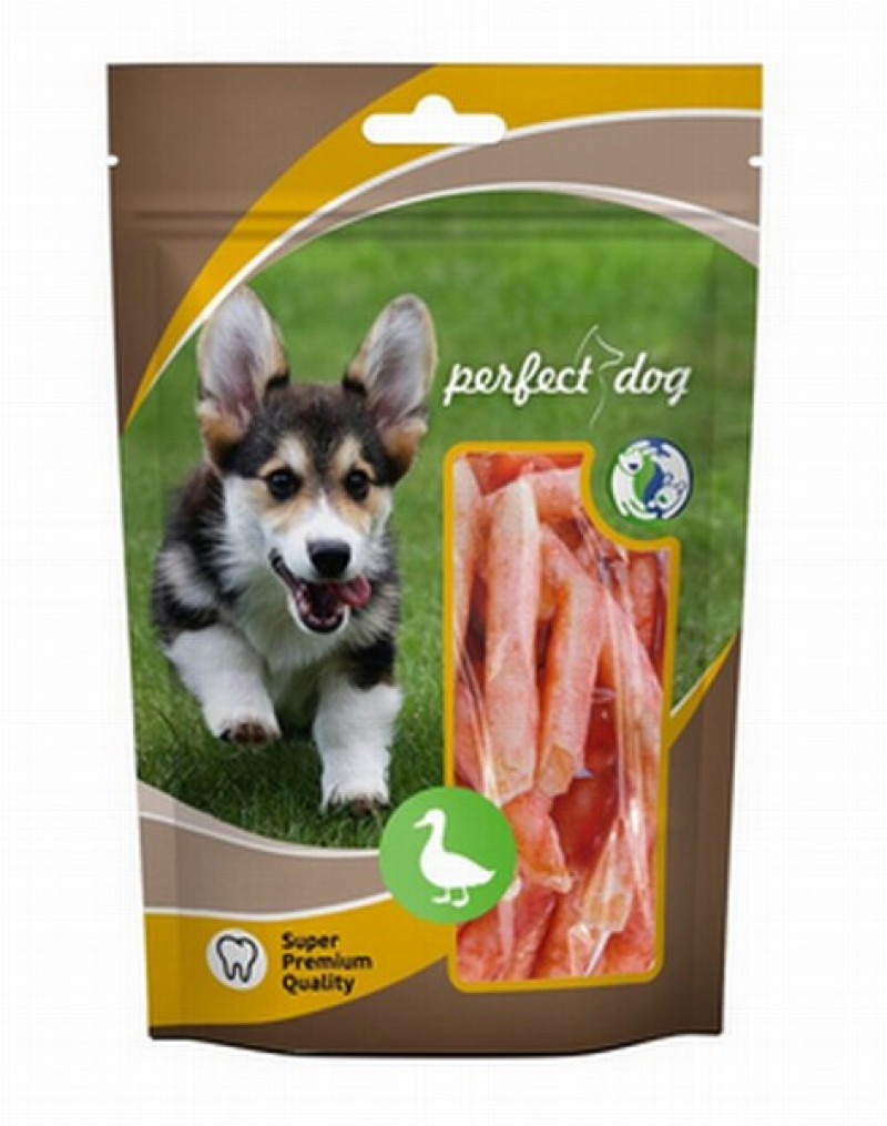 Suņu kārums Perfect Dog desiņas ar pīles gaļu un sieru 70g (30.09.2026) Ķīna