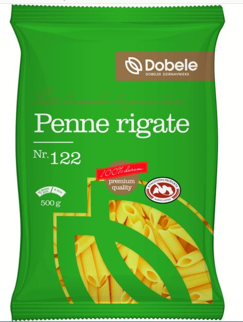 Makaroni Dobele trubiņas 500g 1/20 (24.12.2027)Latvija