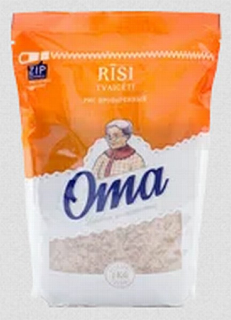 Rīsi Oma parboiled ZIP 1kg 1/12 (30.10.2026) Mjanma