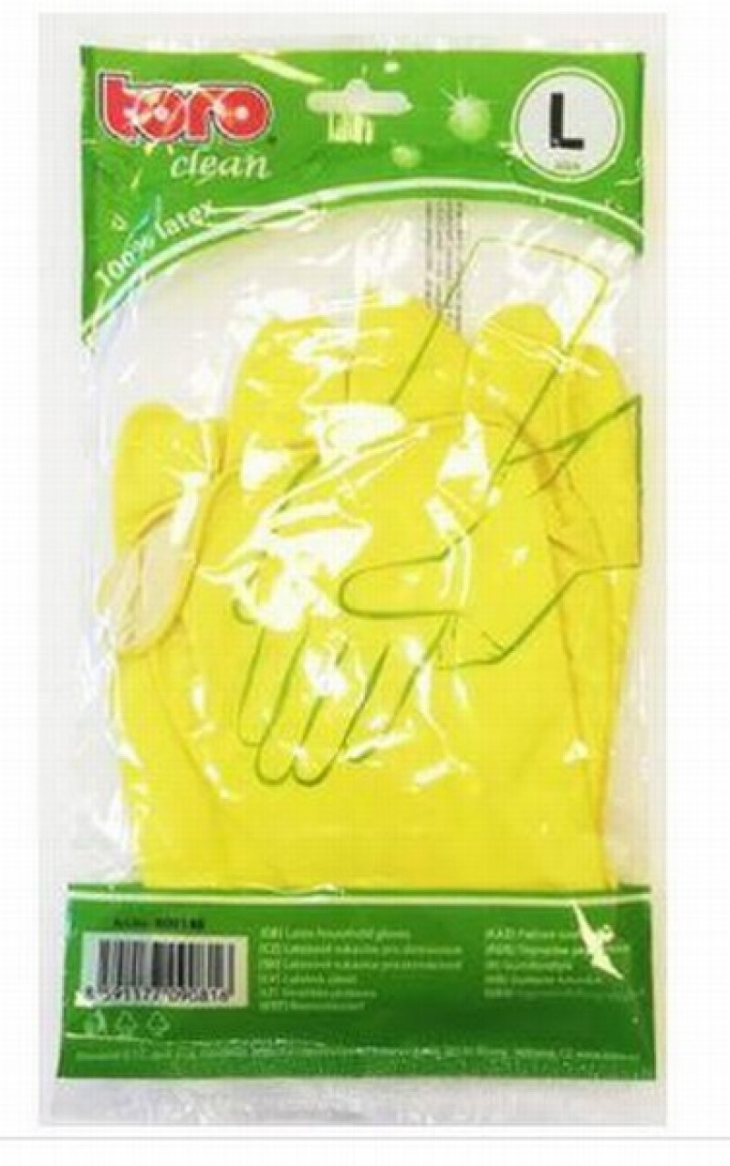 Cimdi gumijas Toro clean 38g L izmērs